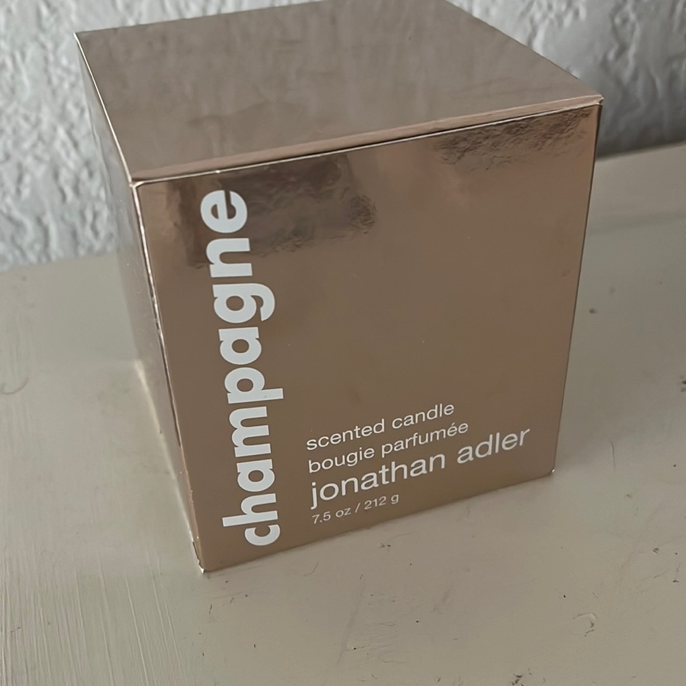 Jonathan Adler champagne bougie candle